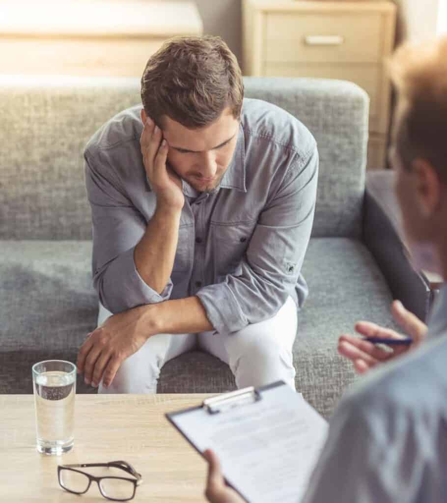 One-on-one counseling session for marijuana addiction treatment in Hanover.