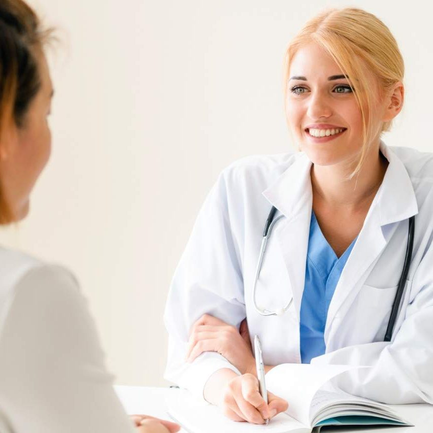 Doctor guiding a client through treatment for marijuana addiction in Hanover.