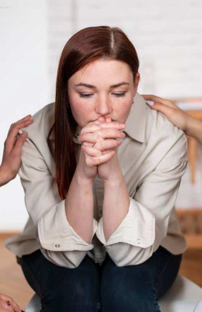Group therapy session in progress for stimulant addiction treatment in Hanover.